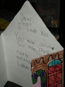 Mom You Are Asum by Shain Johnson [ 5 years old at time of writing]